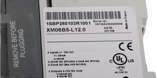 XM06B5 1SBP260103R1001 XM06B5 1SBP260103R1001